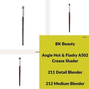 BK Beauty Eye Collection Brushes NWT